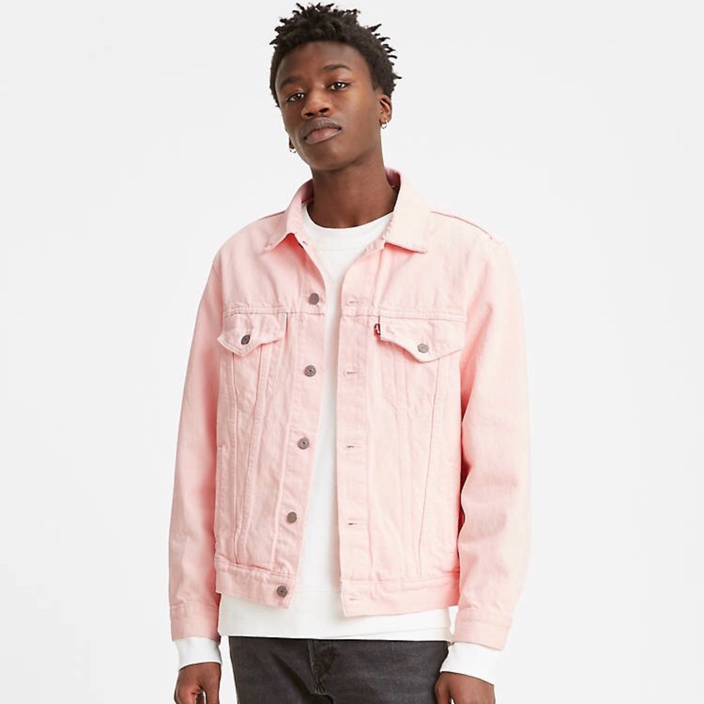 Pink jean jacket